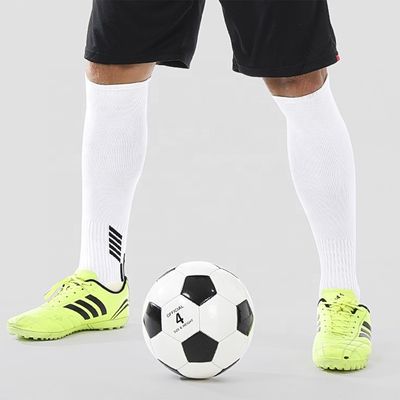 子供の膝高ポリアミドフットボール靴下 クッションデザインとスリップのない底