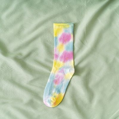 2000 ペア ユニセックス ネクタイ 染料 靴下 綿 ポリエステル スパンデックス サイズ 39-42 EU 直接供給