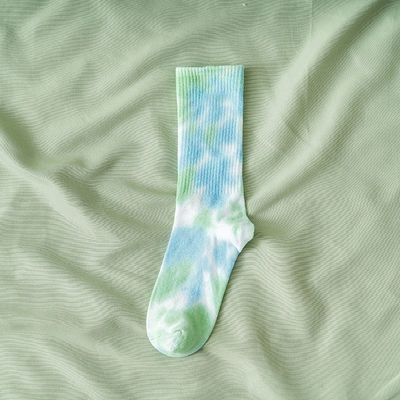 スポーツ用 カスタマイズされたネクタイ染色靴下 39-42 EUサイズ UNISEX コットンポリエステル スパンデックス