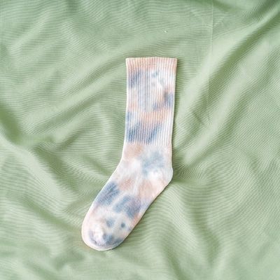 スポーツ用 カスタマイズされたネクタイ染色靴下 39-42 EUサイズ UNISEX コットンポリエステル スパンデックス