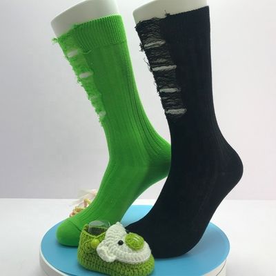 印刷 パターン コットン 乞食 黒 クルー レジャー 靴下 男性 日常 快適 な 着物