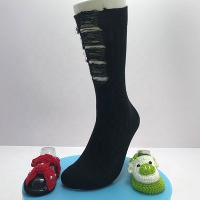 印刷 パターン コットン 乞食 黒 クルー レジャー 靴下 男性 日常 快適 な 着物