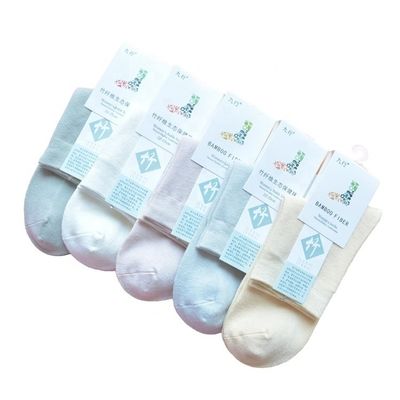 レギュラースタイル 固形 冬用綿靴下 女性用 編み物 竹