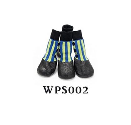 スポーティな高足首 4PCS 暖かい子犬犬 柔らかい 透気 ペット 靴下 スキード 靴下 小型犬