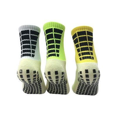 男性用 迅速乾燥汗吸収 フットボール 靴下 鮮やかな色 LZ-21-アンチスリップ 01