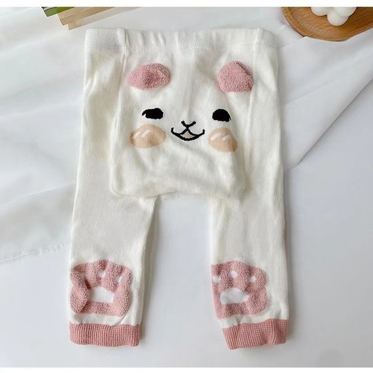 快適で息やすい綿で 赤ちゃん用のカジュアルストッキング